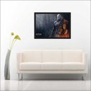 Ver imagem 2 de Quadro Decorativo The Witcher Games Salas Decorações Interiores Com Moldura