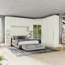 Ver imagem 2 de Quarto Modulado Casal 5 Peças Seletto Areia