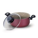 Ver imagem 2 de Caçarola Alumínio com Tampa de Vidro 8,3L Paris Tramontina