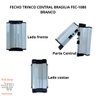 Fecho Trinco Central Brasilia Fec-1080 Janela Aluminio Linha 25 30 42 Sobrepor Branco Al - 4