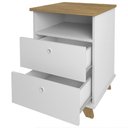 Ver mais imagens de Kit 02 Gaveteiros para Escritório Home Office 2 Gavetas Diem A02 Olmo Branco - Lyam Decor