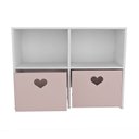 Ver imagem 6 de Estante de Nichos com Baús de Coração Sammy 100% Mdf (menina Brinquedo Rosa) Woodcore