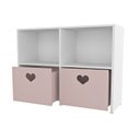 Ver imagem 5 de Estante de Nichos com Baús de Coração Sammy 100% Mdf (menina Brinquedo Rosa) Woodcore