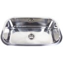 Ver imagem 2 de Cuba Simples 9471 PO+Torneira Paris+Lixeira 6L Inox Guimmis