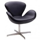 Ver imagem 1 de Poltrona Swan Preta Linn Design Decor