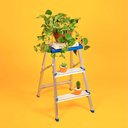 Ver imagem 6 de Escada Banqueta 3 Degraus Reforçada Alumínio Azul Mor