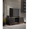 Rack / Bancada FL Para TV Até 55'' Estilo Retrô Com Estrutura dos Pés em Madeira Tampo e Portas em M - 3