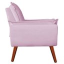 Ver imagem 4 de Namoradeira + 2 Poltronas Opala Suede Rosa