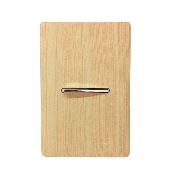1 Interruptor Intermediário Horizontal Com Placa 4x2 Maple - Novara Colors icn - 2