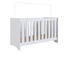 Berço Multifuncional Americano 3 em 1 Branco - 2