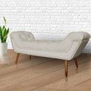 Ver imagem 2 de Recamier Sofá Divã Namoradeira Sienna 90cm Solteiro Suede