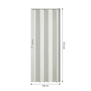 Ver imagem 4 de Porta Sanfonada de PVC 210cm x 84cm Pronta Bcf Branco