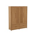 Ver imagem 5 de Guarda Roupa Madeira Maciça 3305U Nest 04 Portas e 04 Gavetas Tauari Finestra