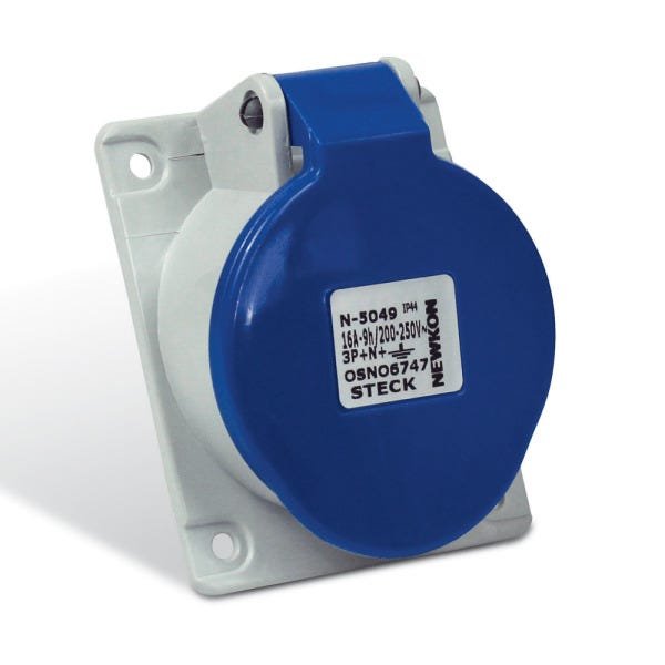 Tomada Embutir Newkon 3p+t 16a 380/44 Steck - 1