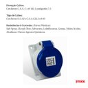 Ver imagem 5 de Tomada Sobrepor Newkon 3p+t 16a 200/25 Steck