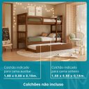 Ver imagem 4 de Treliche Solteiro Madeira Maciça Reforçada C/ Cama Auxiliar