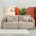 Ver imagem 2 de Sofá 2 Lugares 220cm Comfy CabeCasa MadeiraOriginals Bege Claro