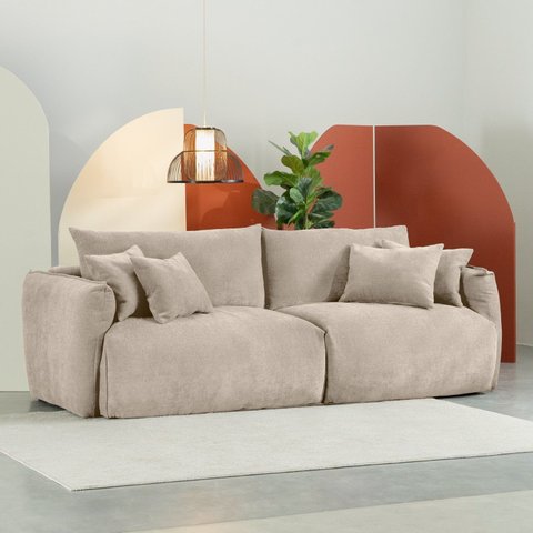 Sofá 2 Lugares 220cm Comfy CabeCasa MadeiraOriginals