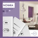 Ver imagem 3 de Tomada Universal Vertical 2P+T 20A Vermelha Cromada Com Placa 4x2 Branca - Novara tdn