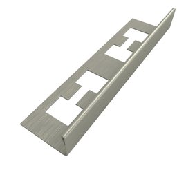 Perfil "l", Aço Inox 304, Escovado - 2 X 12 X 1800 Mm - 1