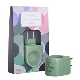 Aromatizador Elétrico Colors de Porcelana Bivolt - Via Aroma Verde - 3