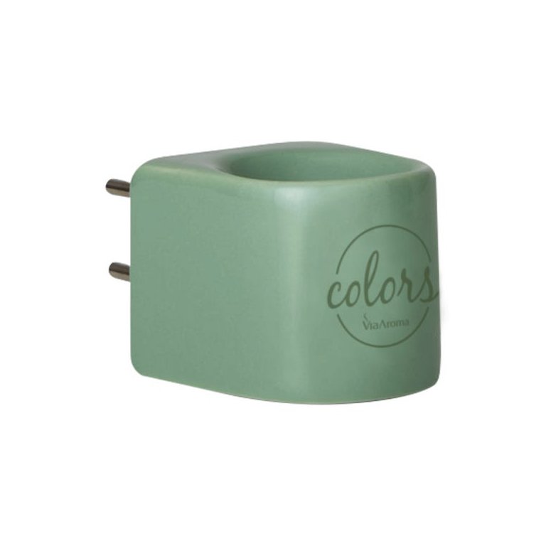 Aromatizador Elétrico Colors de Porcelana Bivolt - Via Aroma Verde