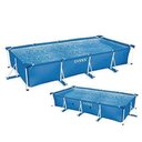 Ver imagem 3 de Piscina Estrutural Retangular 7.127 Litros Com Filtro + Capa + Forro Pvc Armação Intex - 110v