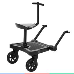 Plataforma Para Irmão Até 20 Kg Carrinho de Bebê Acoplagem C/ Assento Kiddie Ride On 2 ABC - 5