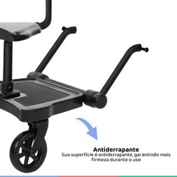 Plataforma Para Irmão Até 20 Kg Carrinho de Bebê Acoplagem C/ Assento Kiddie Ride On 2 ABC - 4