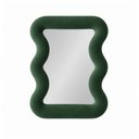 Ver imagem 2 de Espelho Decorativo New York Veludo 67x90cm Verde Escuro
