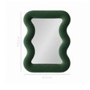Ver imagem 3 de Espelho Decorativo New York Veludo 67x90cm Verde Escuro