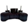Almofada Gamer Porta Pipoca & Decorativa Inspirada no Controle de Video Game PS4 Preto - 9