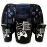 Almofada Gamer Porta Pipoca & Decorativa Inspirada no Controle de Video Game PS4 Preto - 3