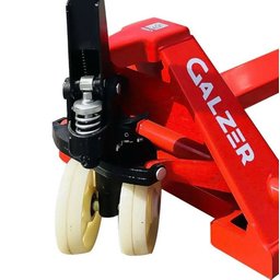Transpalete Paleteira Manual 3tons 685x1220 Roda Dupla Nylon Galzer - 5