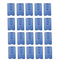 Ver imagem 1 de Gelo Artificial Rígido Gelo-x placa Reutilizável 500ml 17x10x3cm Gelotech KIT 20PÇS