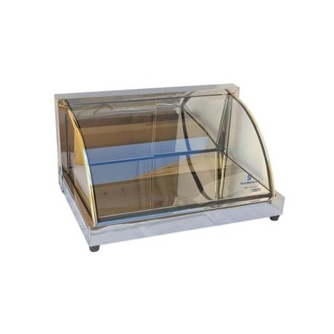 Estufa fria Vitrine expositor Gelo-x bolos doces 54cm com 9 placas Gelox Supritecs