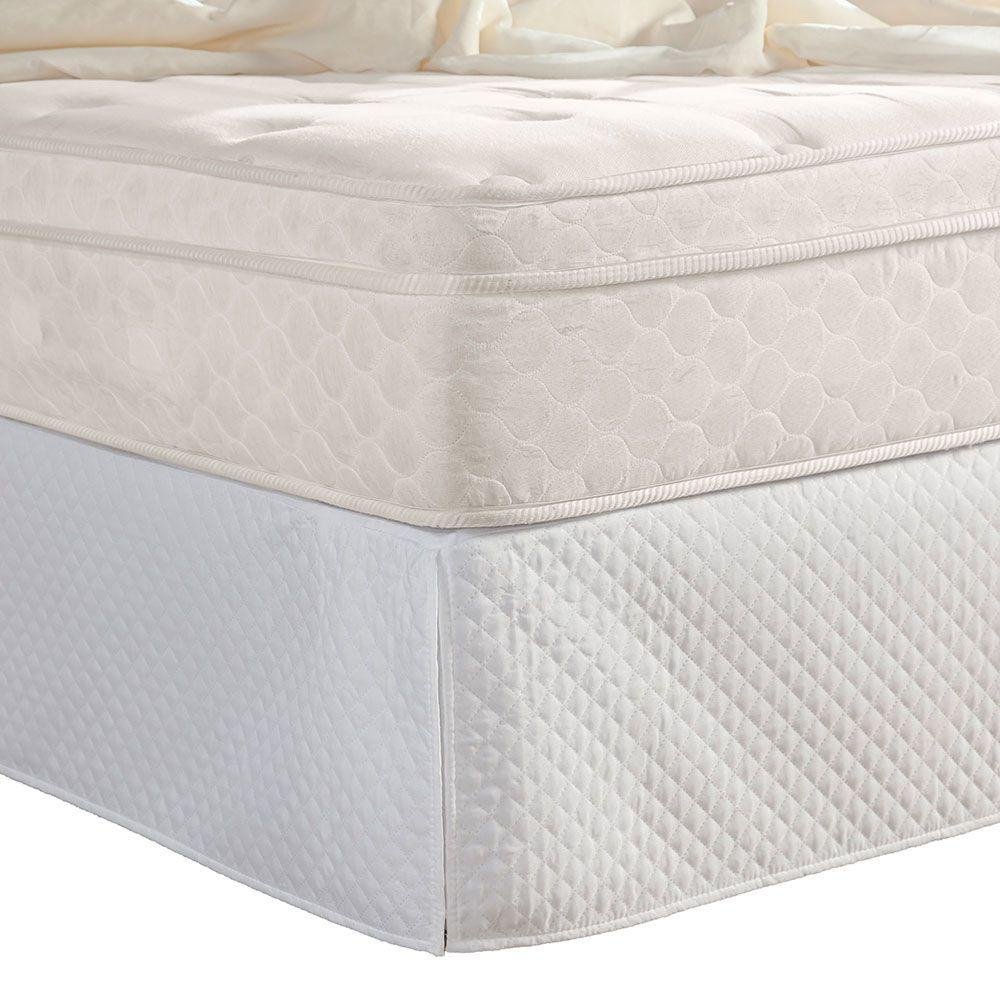 Saia para Cama Box Casal Padrão Pratic Matelada 1 Peça - Branco - 2