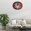 Ver imagem 2 de Luminária Teto tipo Pendente LUA CHEIA MDF - Completa - Cor: Marrom