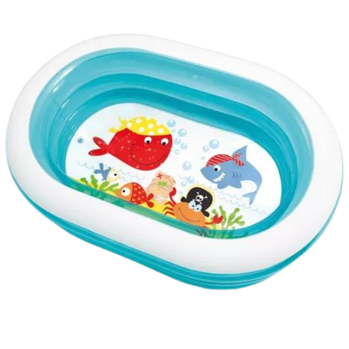 Piscina Inflável Infantil Intex Baleia Legal 230l Oval 163cm:azul - 4