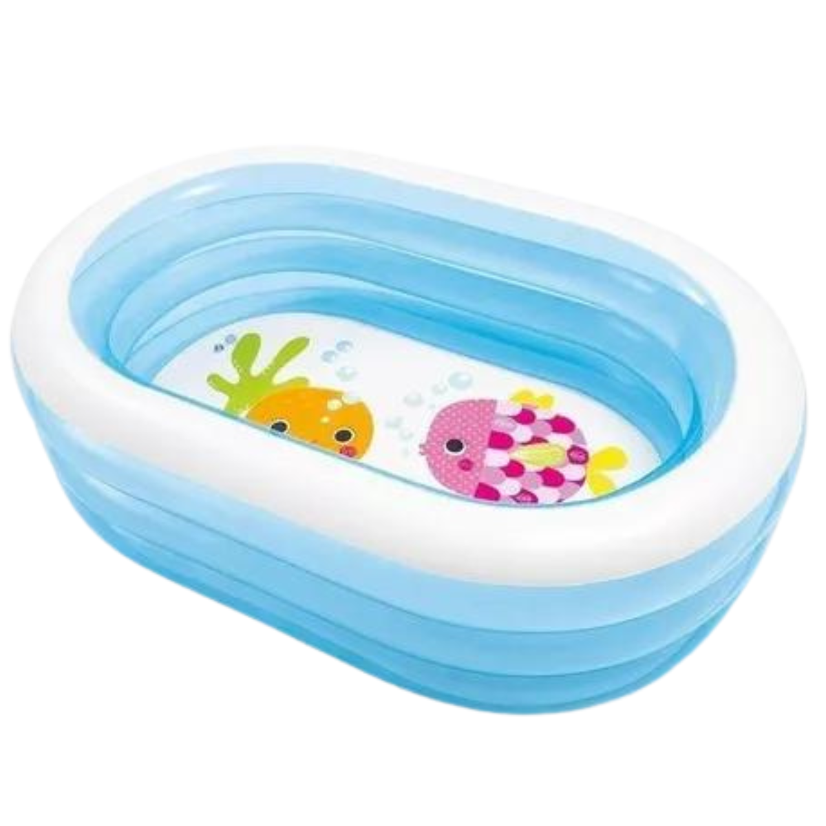 Piscina Inflável Infantil Intex Baleia Legal 230l Oval 163cm:azul - 3