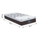 Ver imagem 4 de Colchão Box Solteiro 88cm Molas Ensacadas Soft Pillow New York Marrom - Gazin