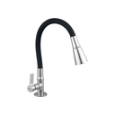 Ver imagem 1 de Torneira Flexível Jato Duplo Black e Cromado Bancada 1/4 de Volta C60:cromado