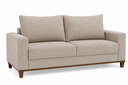 Ver imagem 5 de Sofa 3 Lugares Living Linho 180cm Palazo Sala Base Madeira:Bronze