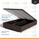 Ver imagem 5 de Cama Box Baú com Colchão de Espuma D70 Pillow In Ultra Dream Queen 158cm