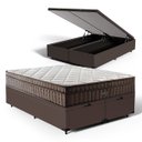Ver imagem 1 de Cama Box Baú com Colchão de Espuma D70 Pillow In Ultra Dream Queen 158cm
