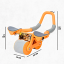 Ver imagem 2 de Roda Abdominal Fitness Fortalecimento Estabilidade P/ Corpo