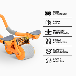 Roda Abdominal Fitness Fortalecimento Estabilidade P/ Corpo - 3