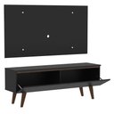 Ver imagem 5 de Rack Madesa Le Mans e Painel para Tv até 55 Polegadas 2 Portas - Preto