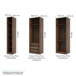 Guarda Roupa Canto 6 Peças, 9 Gavetas, 6 Cabideiros Dourado - 5 Guarda Roupa Canto 6 Peças, 9 Gavetas, 6 Cabideiros Dourado - 5