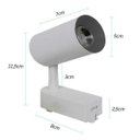 Ver imagem 2 de Trilho Eletrificado 1m + 3 Spots Preto Led 7w Bivolt 3000k Branco Quente